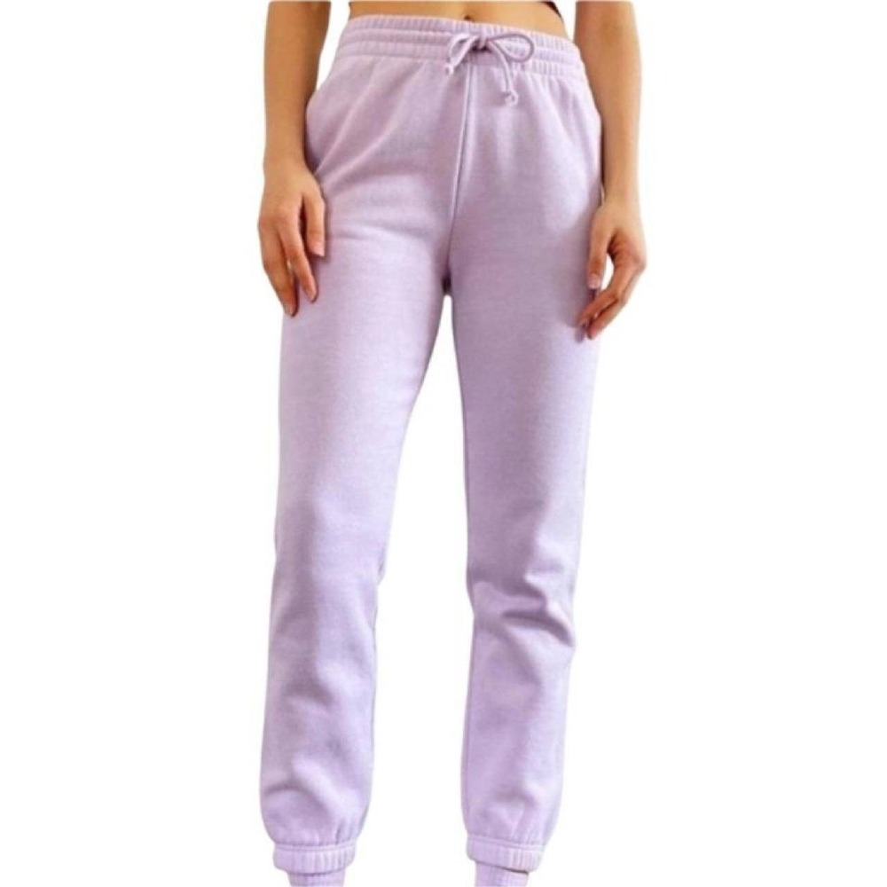 NWT Tna Aritzia Cozy AF Perfect Sweatpants Frosted Lavender Fleece Joggers S